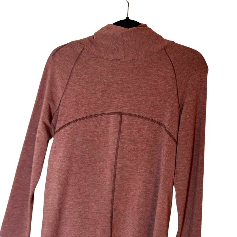 Lululemon Coast Easy Wrap- Heathered Misty Merlot- Size 2 - Picture 7 of 14
